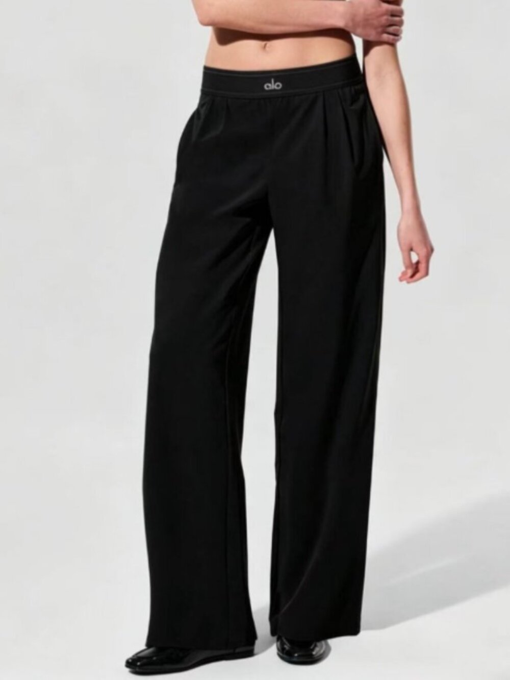 💁‍♀️💖NWT ALO Yoga Suit Up Trouser Black  (Regular) 30 inches Women's pants